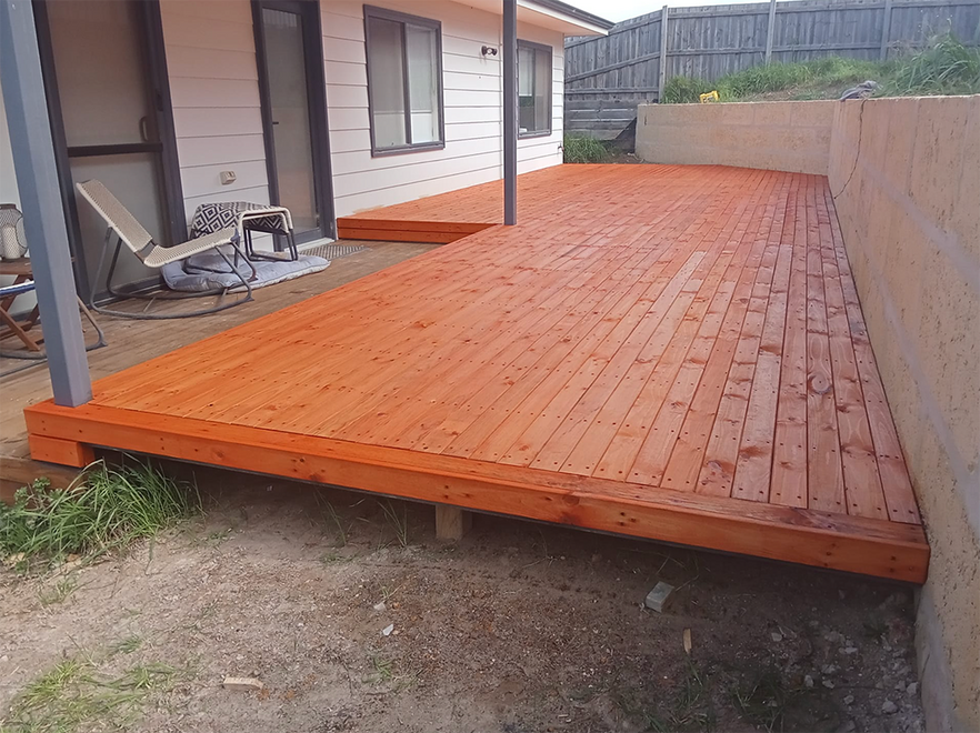 Backyard Timber Deck